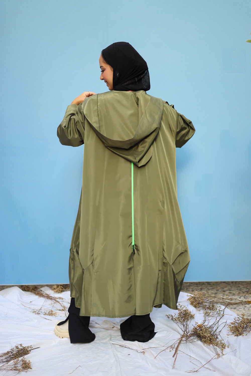 Rain Coat (Olive)