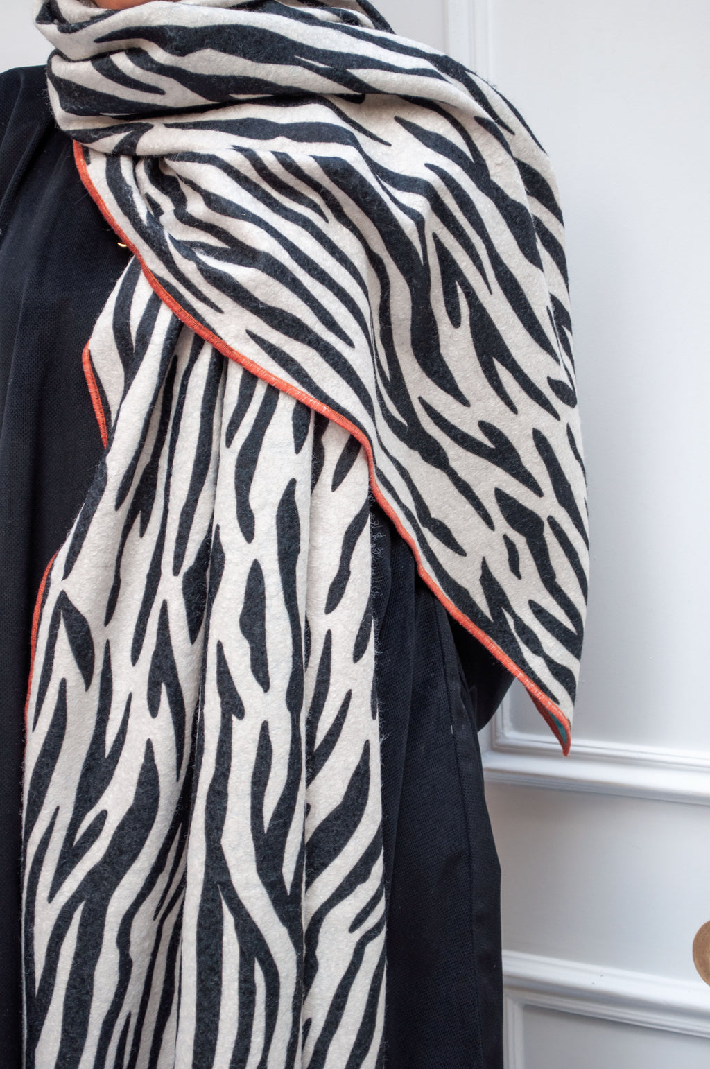 Zebra (Wool Scarf)