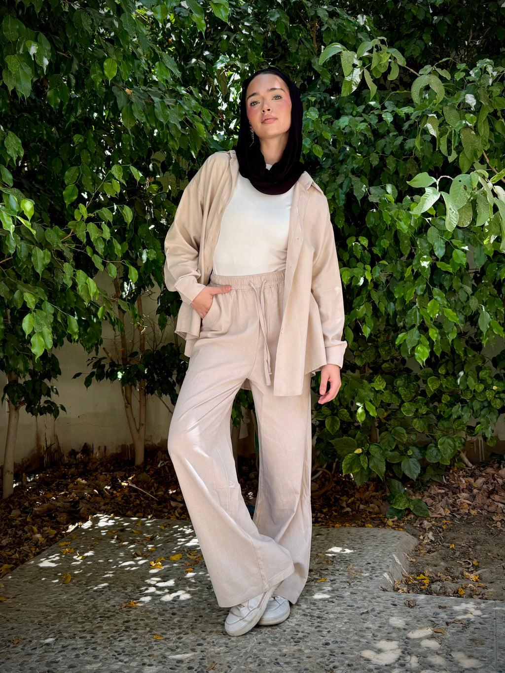 Essential linen Set - Beige