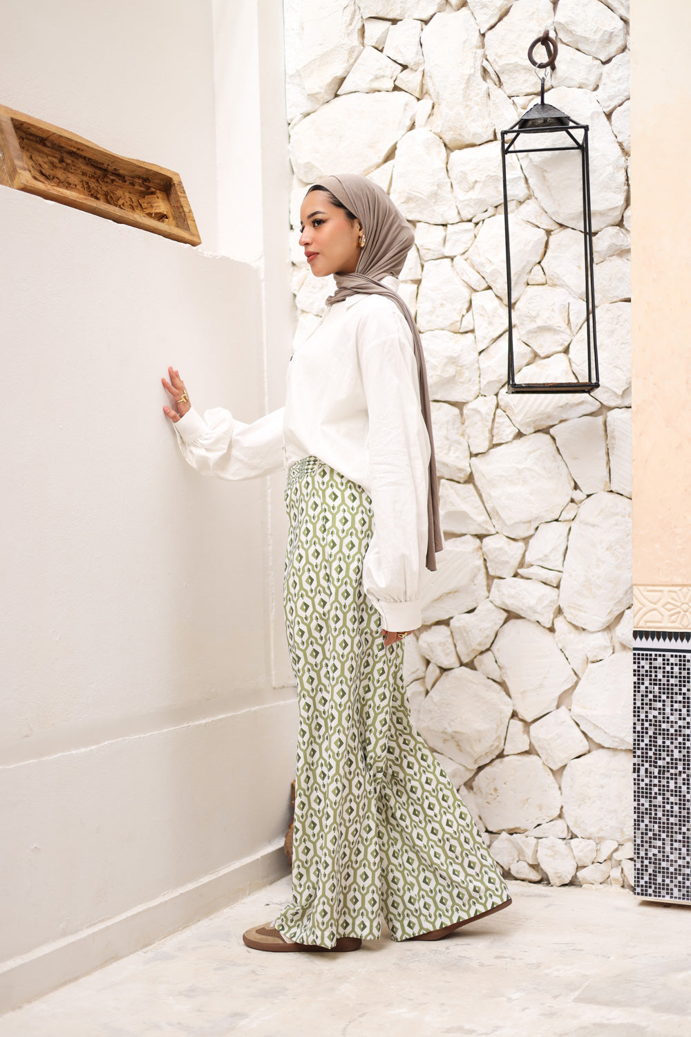 Arabisk pants- Olive