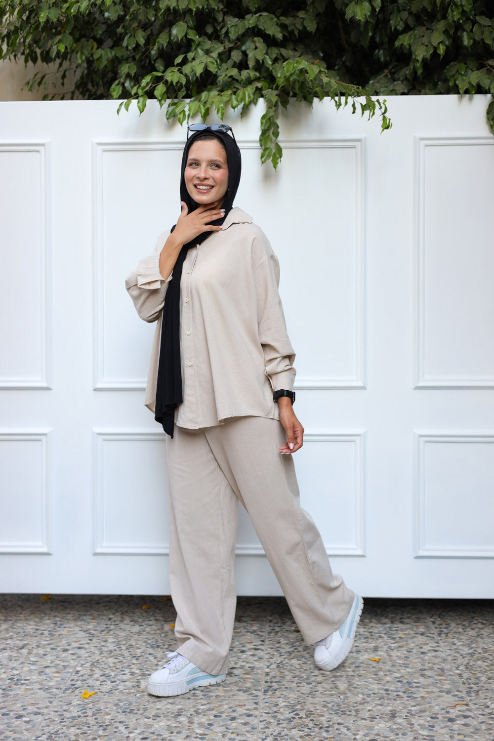 Essential linen Set - Beige