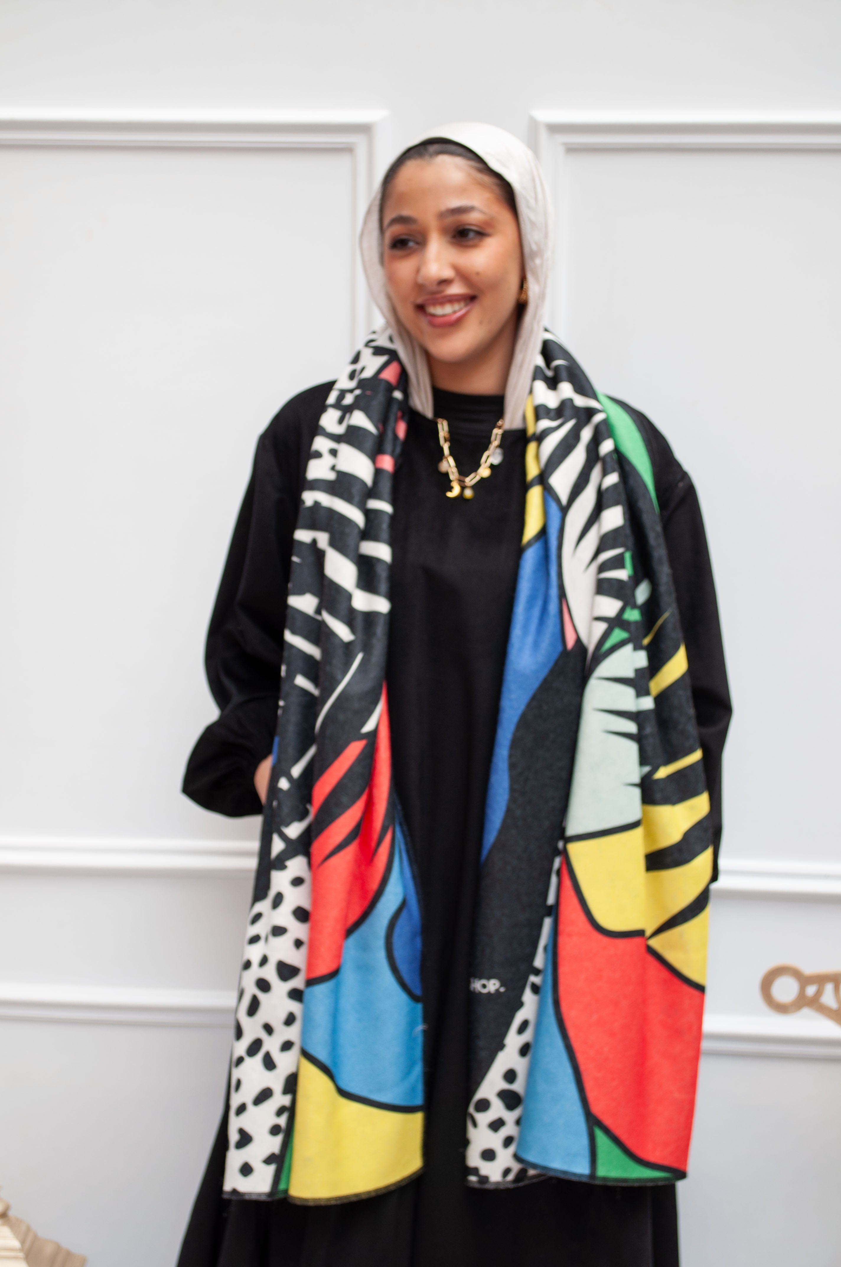 Palm trees (Wool Scarf)