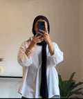Essential linen Shirt -White