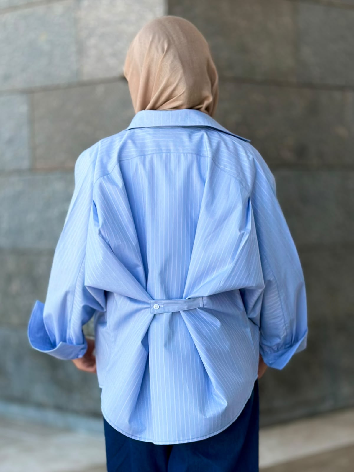 Stripes Shirt-Light Blue
