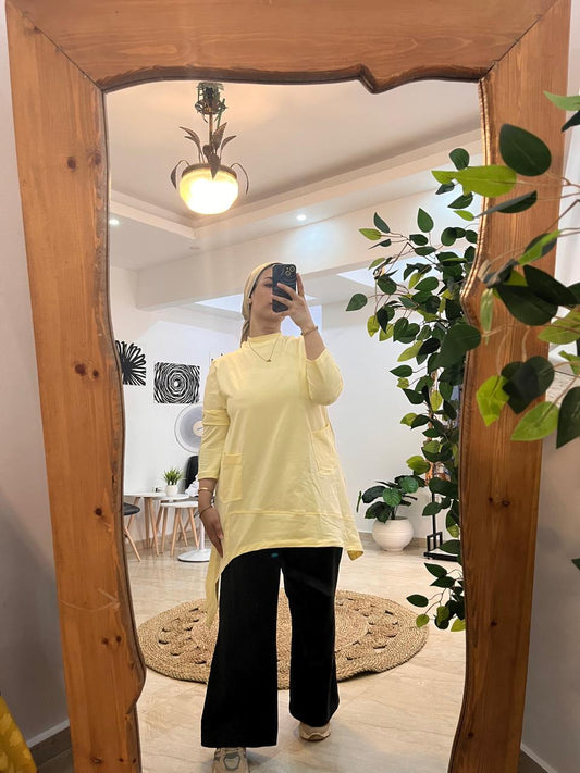 Cotton T-shirt light Yellow