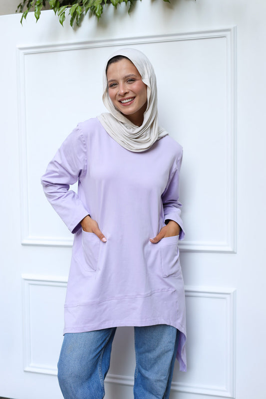Cotton T-shirt Lavender