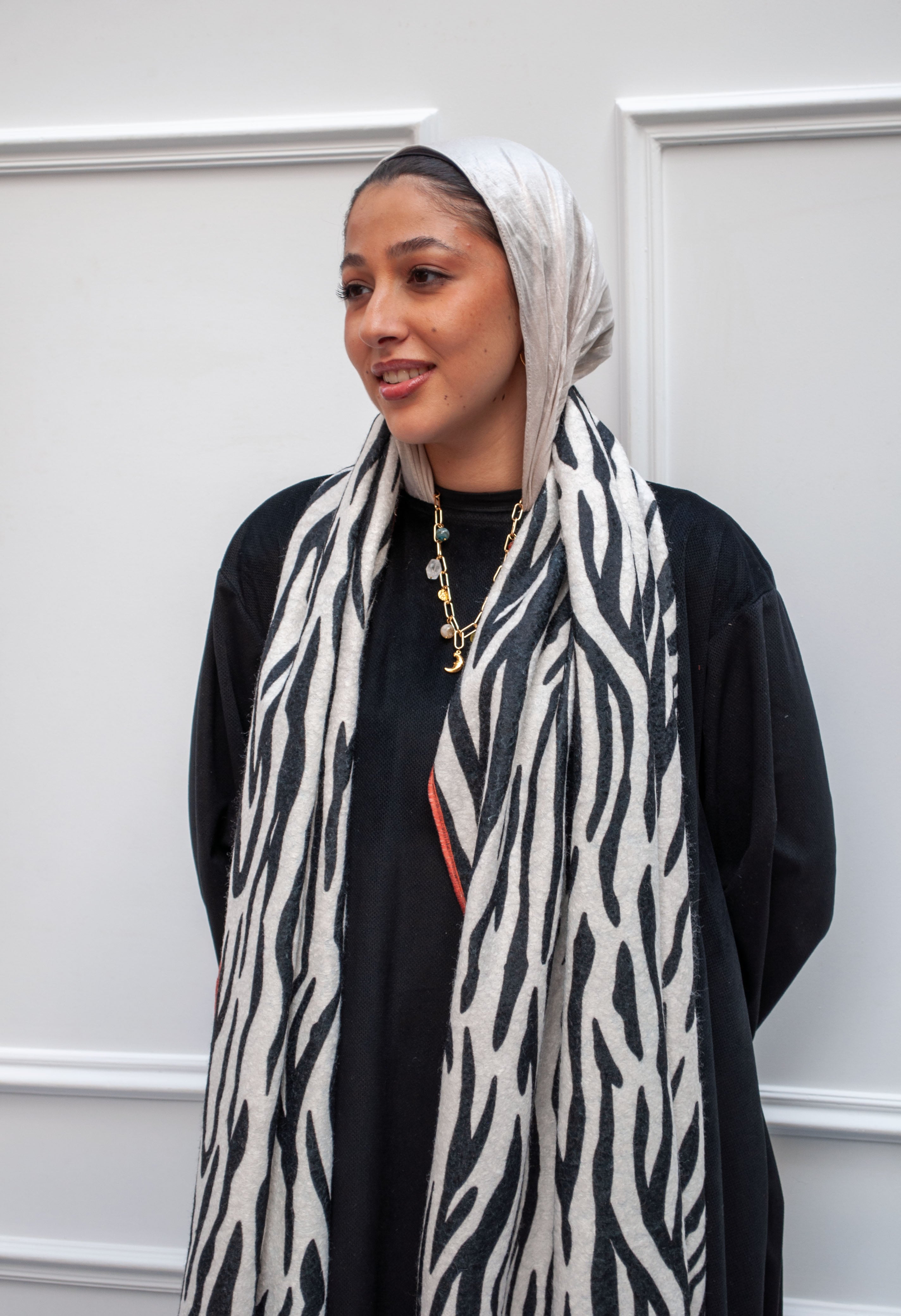 Zebra (Wool Scarf)