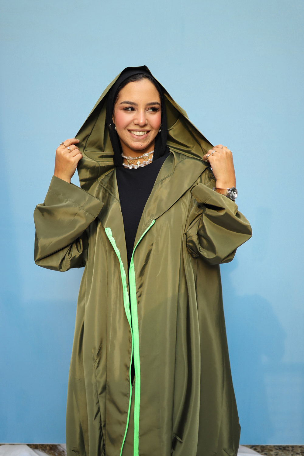 Rain Coat (Olive)