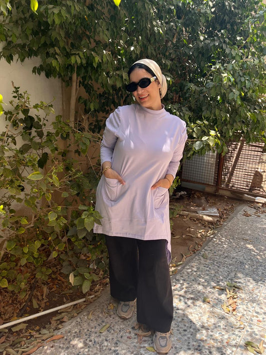 Cotton T-shirt Lavender
