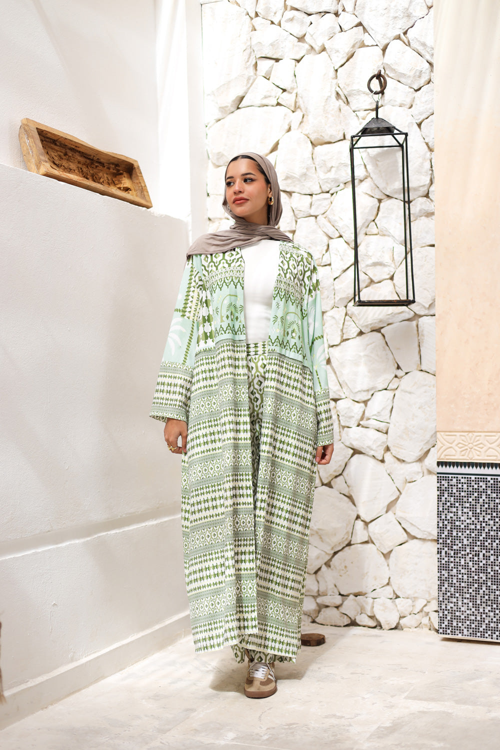 Arabisk Kaftan- Olive