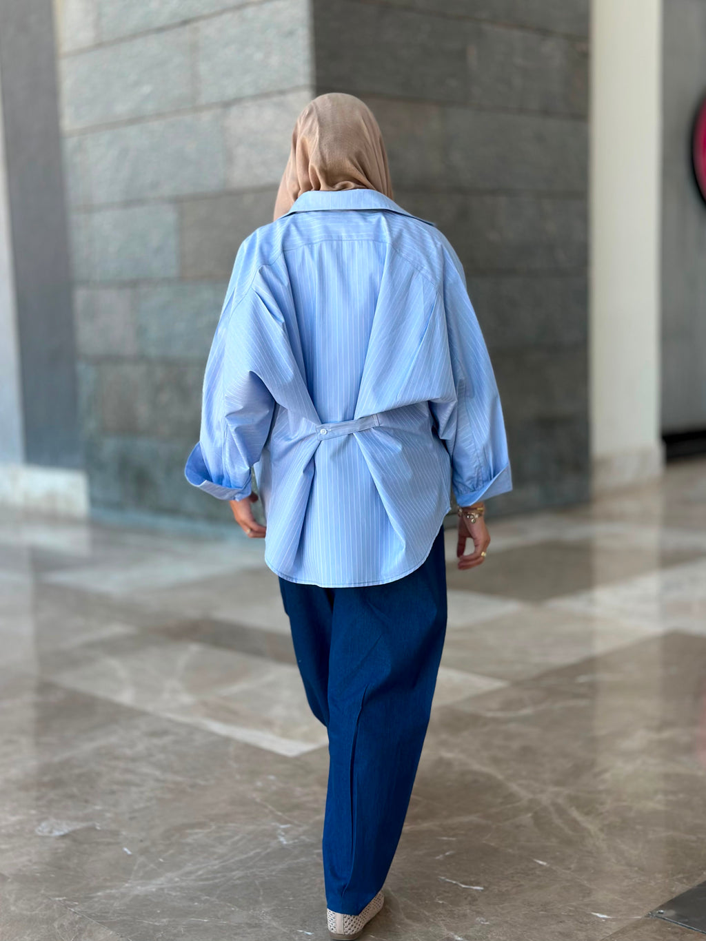 Stripes Shirt-Light Blue
