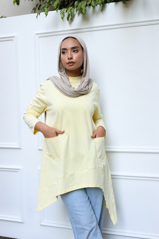 Cotton T-shirt light Yellow