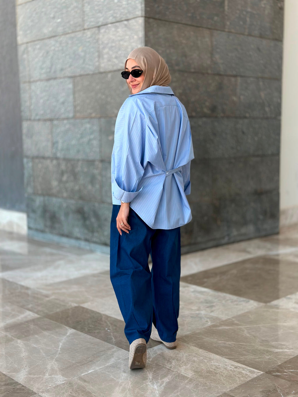 Stripes Shirt-Light Blue