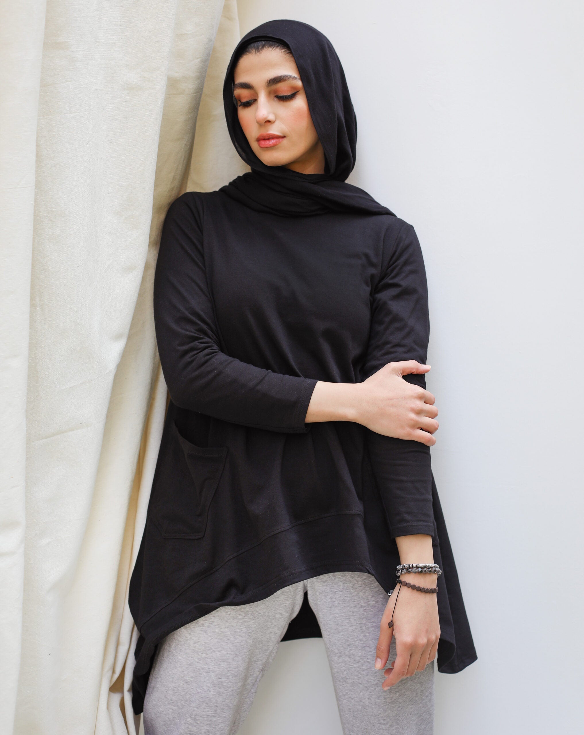 Cotton T-shirt Black